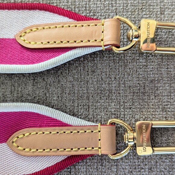 Louis Vuitton Jacquard Speedy Bandouliere 20 Shoulder Strap Fuchsia - Picture 3 of 4